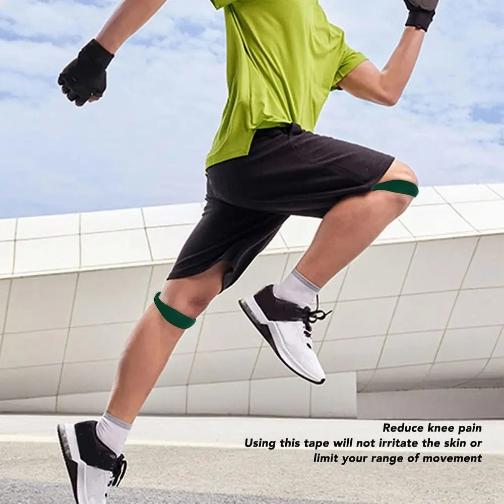 Silicone Patella Tendon Knee Straps Knee Support Knee Care Patella Knee Strap Fixed Protection Flexible Knee Sports Support Band