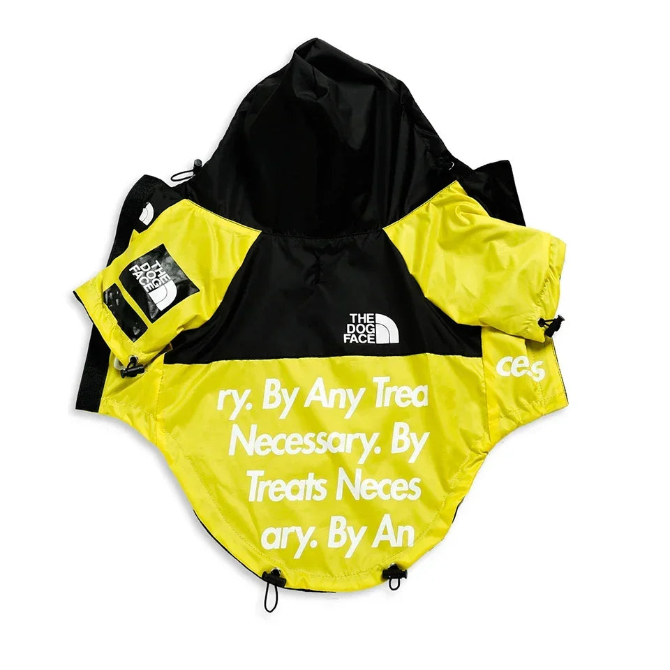 Dog Raincoat Hoodie – Windproof Jacket for Small Breeds