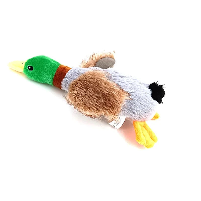 Squeaky Plush Duck Toy for Dogs
