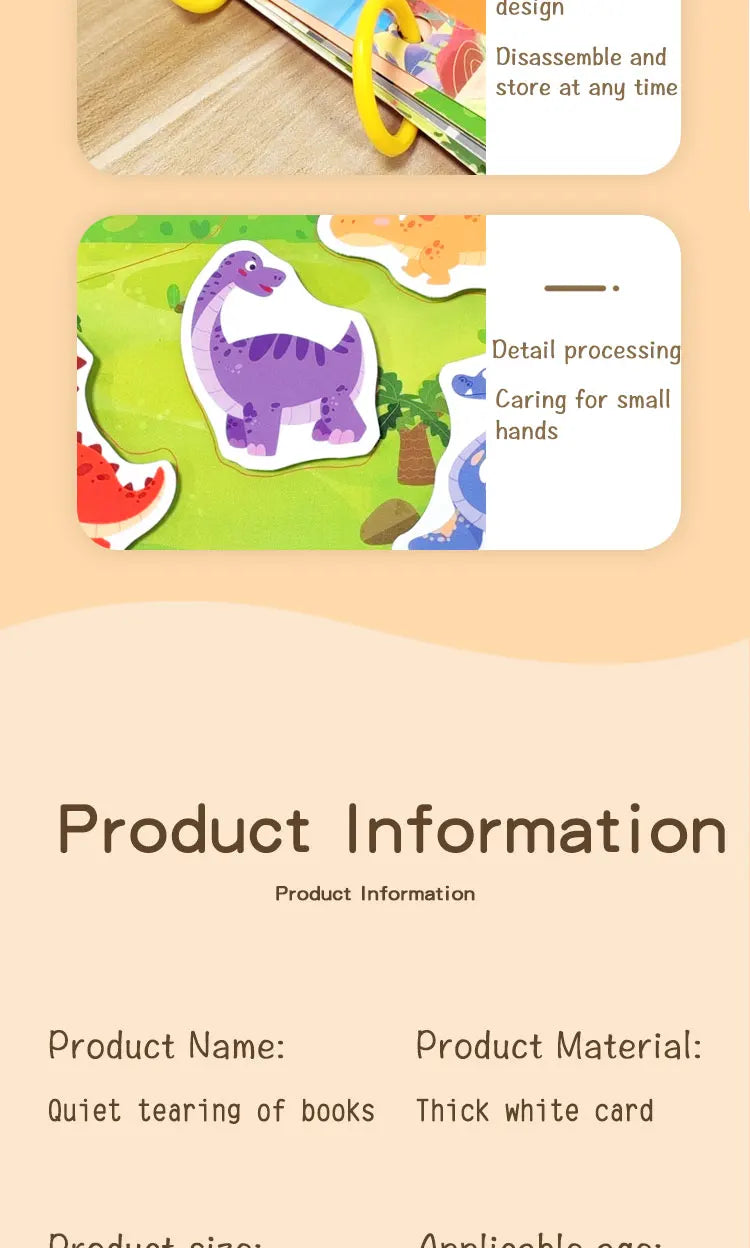 Montessori Busy Book – Early Learning Sticker Activity for Toddlers