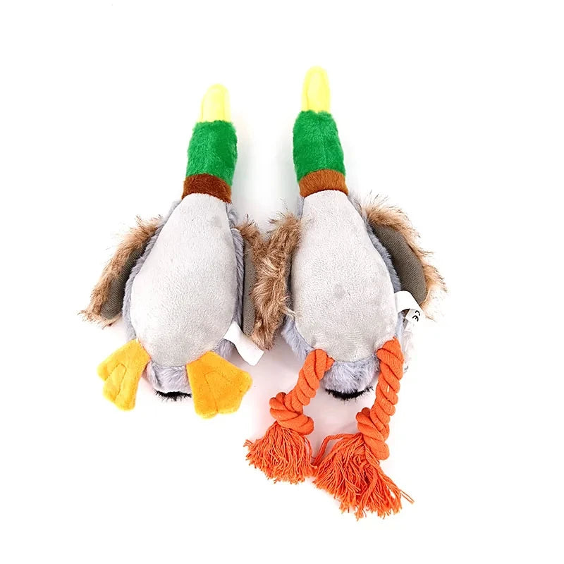 Squeaky Plush Duck Toy for Dogs
