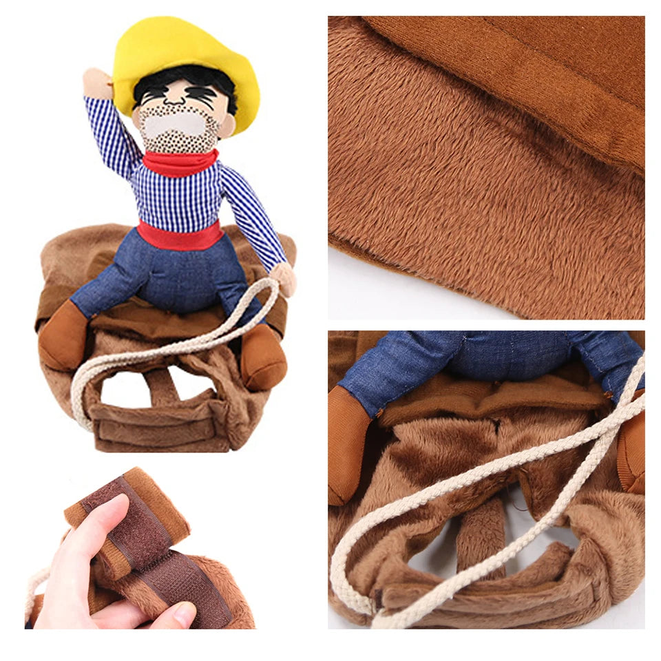Funny Cowboy Costume for Dogs