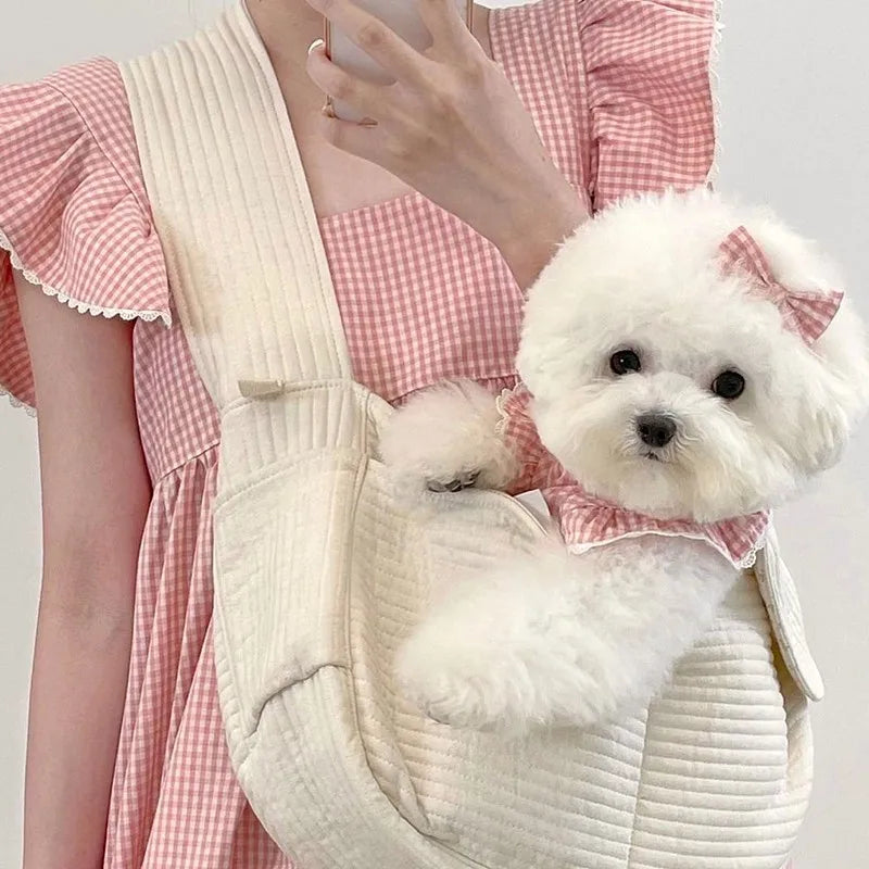Winter Dog Princess Dress Set – Bow & Clip Included