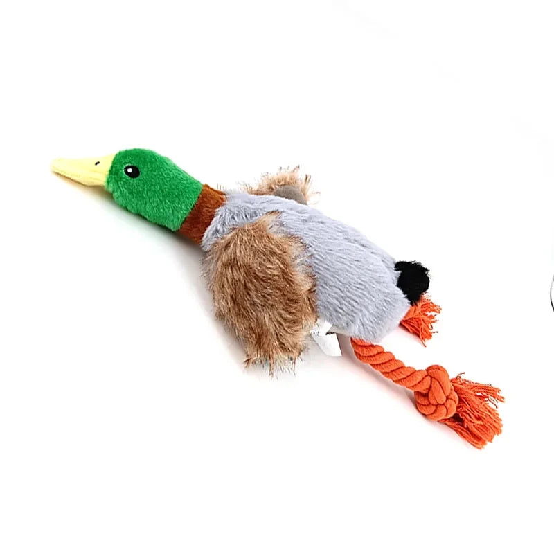 Squeaky Plush Duck Toy for Dogs