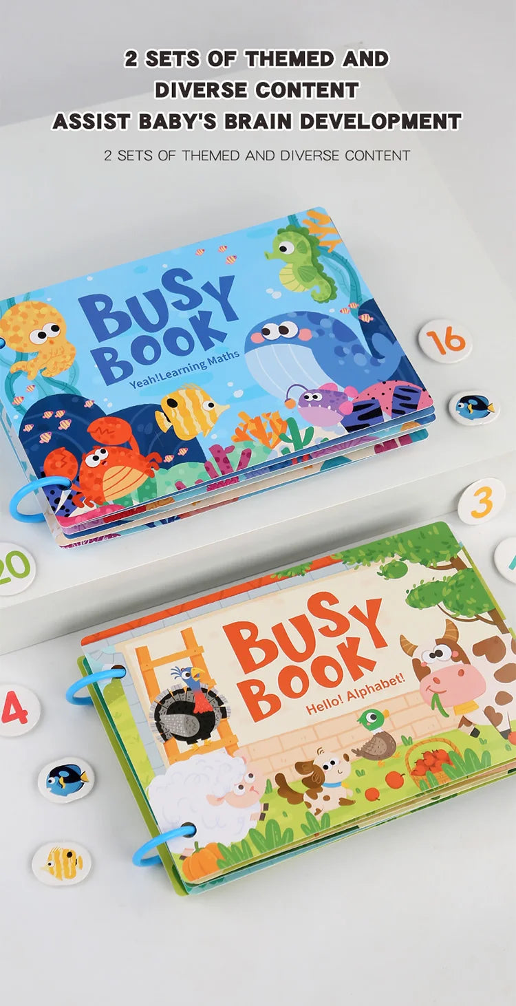 🔥LAST DAY SPECIAL SALE 50% OFF🔥- MONTESSORI SENSORY BOOK