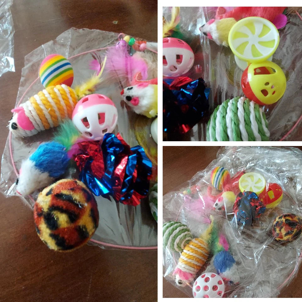 Cat Toy Variety Pack – 20 Pcs Combo Set for Kittens