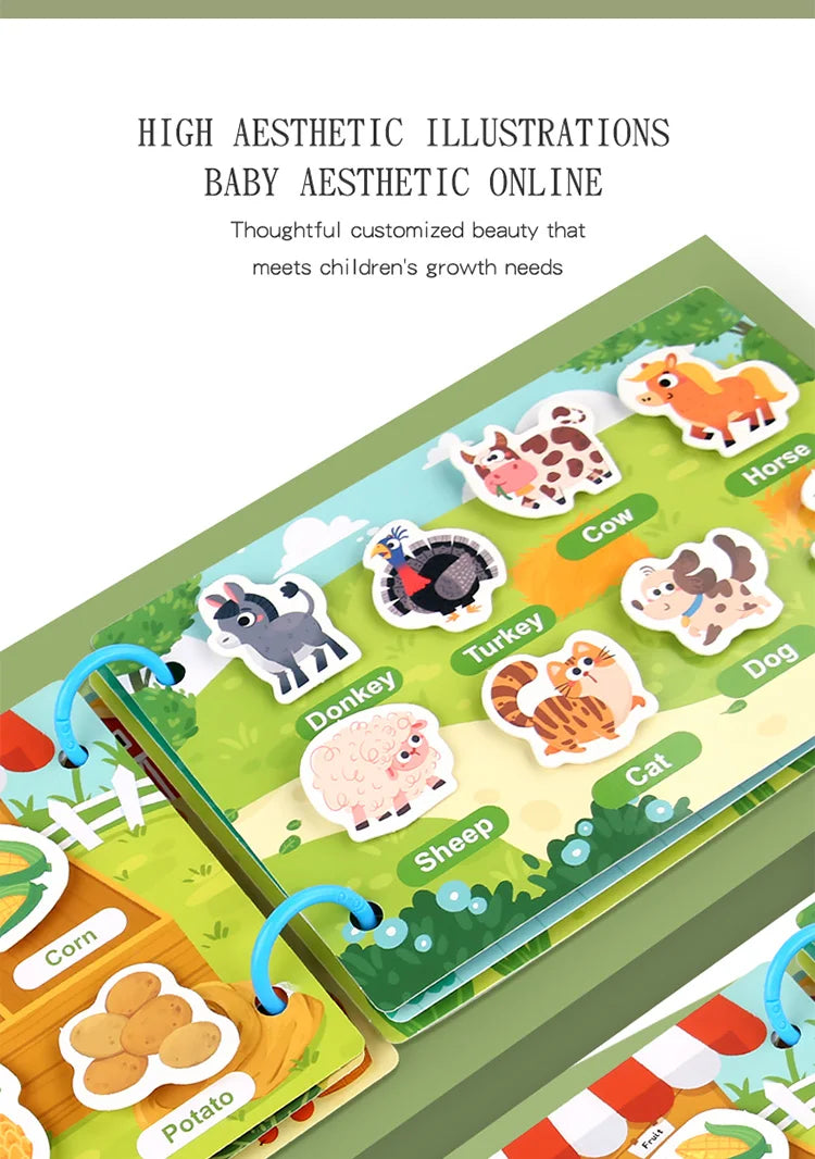 🔥LAST DAY SPECIAL SALE 50% OFF🔥- MONTESSORI SENSORY BOOK