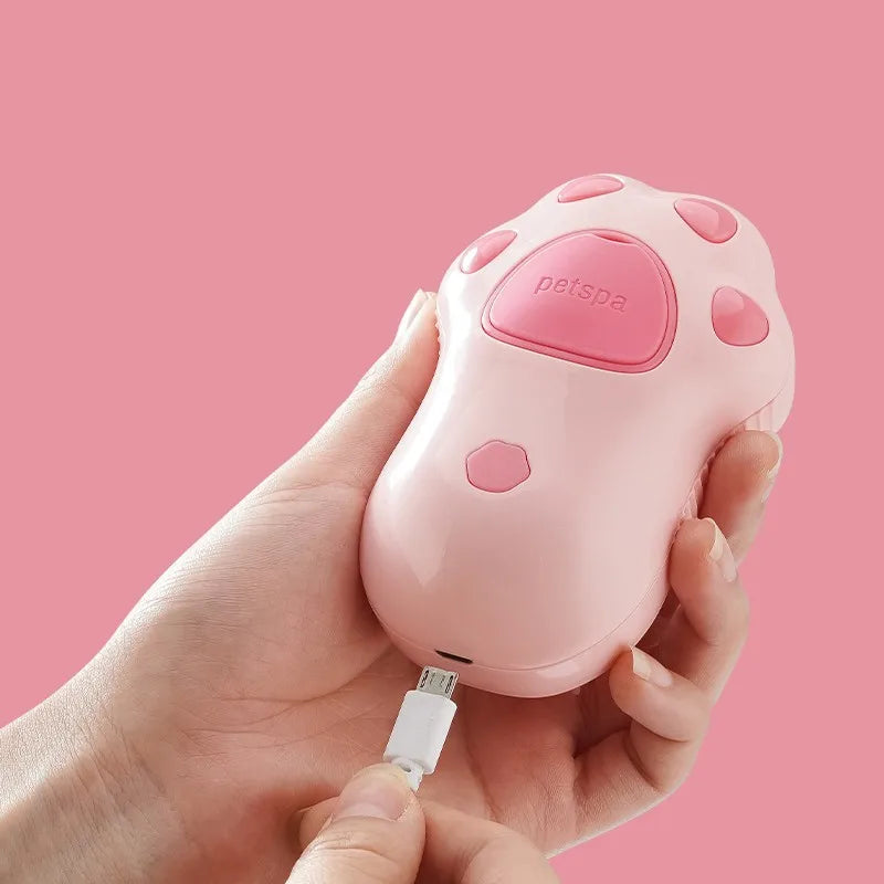 3-in-1 Steam Cat Brush – Grooming, Massage & Hair Removal