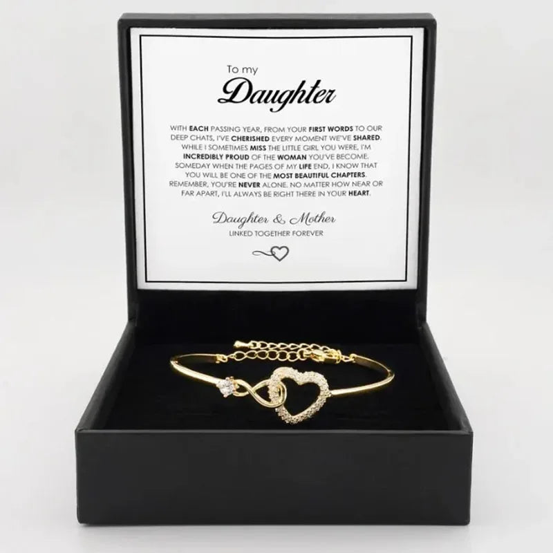 To My Son – Forever Linked Woven Leather Bracelet