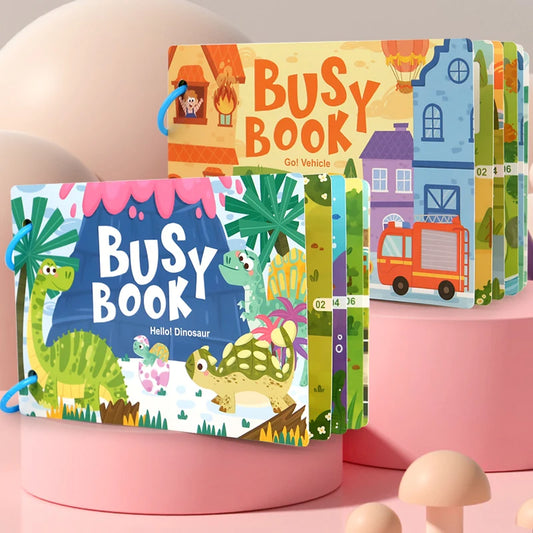 Montessori Quiet Book – My First Learning & Matching Game for Babies