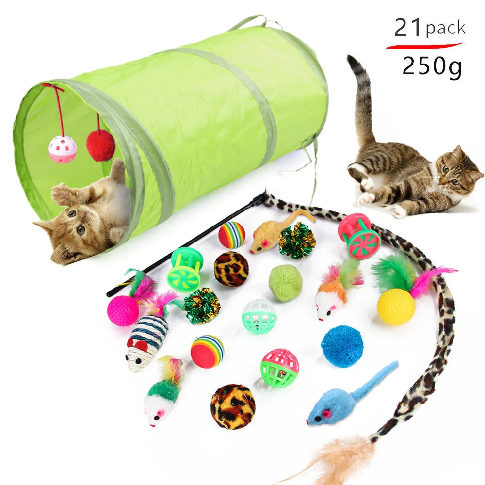 Cat Toy Variety Pack – 20 Pcs Combo Set for Kittens