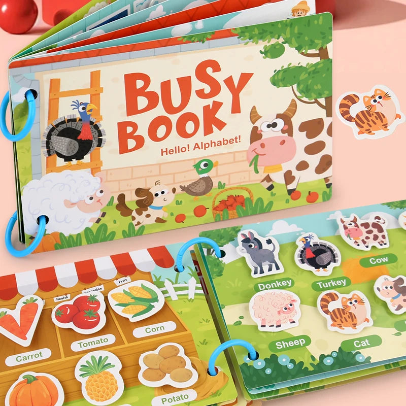 🔥LAST DAY SPECIAL SALE 50% OFF🔥- MONTESSORI SENSORY BOOK