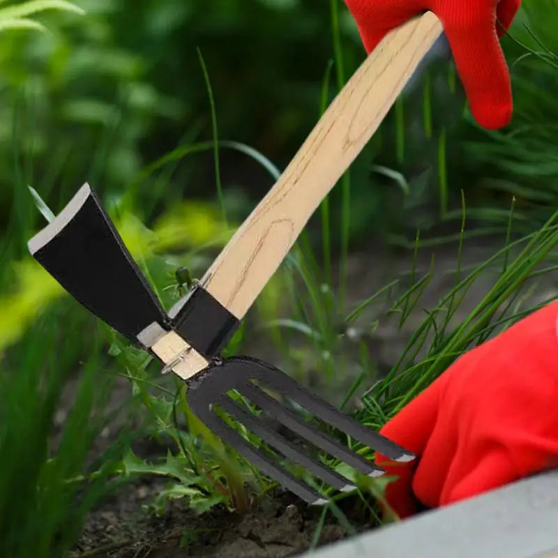 Weeding Artifact Dual Purpose Stand up Weeder Puller Tool Garden Hoe Tools with Comfortable Hand Agricultural Bonsai Tool