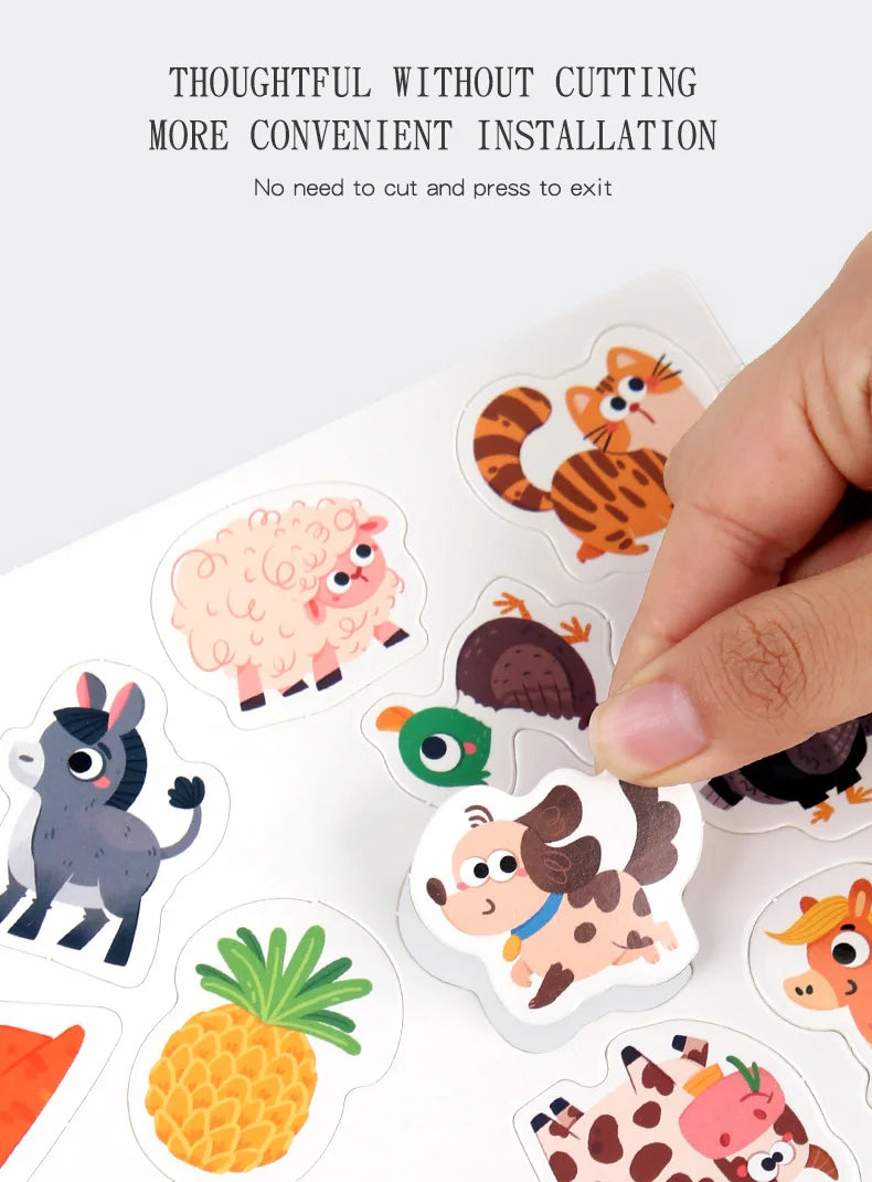 Montessori Quiet Book – My First Learning & Matching Game for Babies