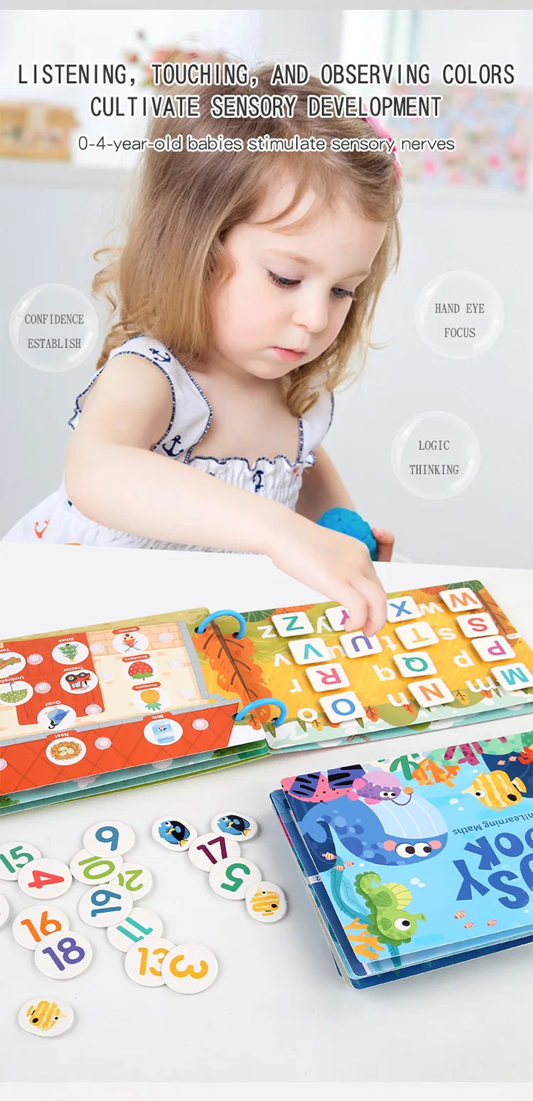 🔥LAST DAY SPECIAL SALE 50% OFF🔥- MONTESSORI SENSORY BOOK