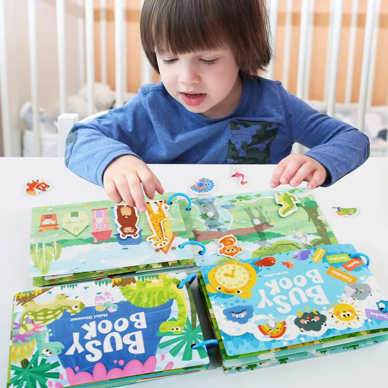 Montessori Quiet Book – My First Learning & Matching Game for Babies