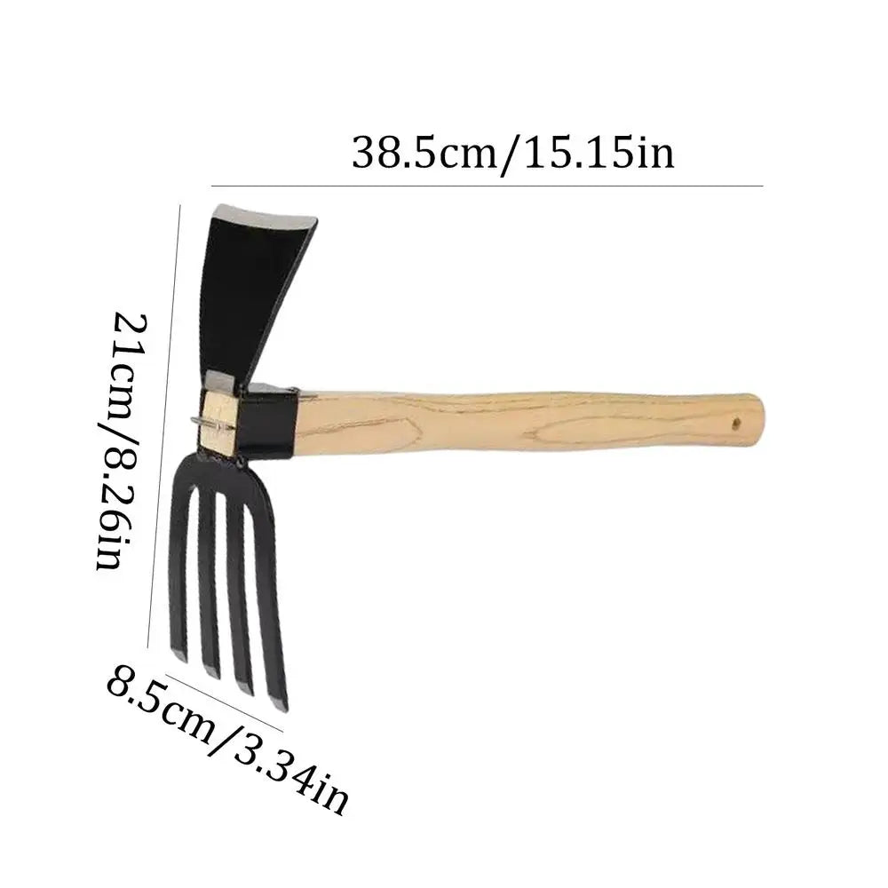 Weeding Artifact Dual Purpose Stand up Weeder Puller Tool Garden Hoe Tools with Comfortable Hand Agricultural Bonsai Tool