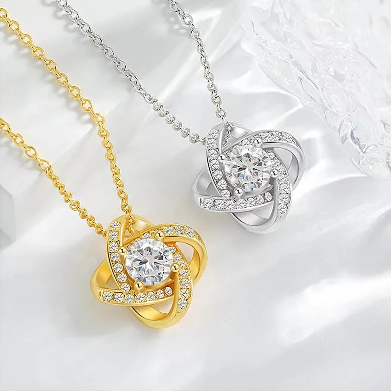 To My Daughter – Lucky Clover Necklace from Dad with Gift Box