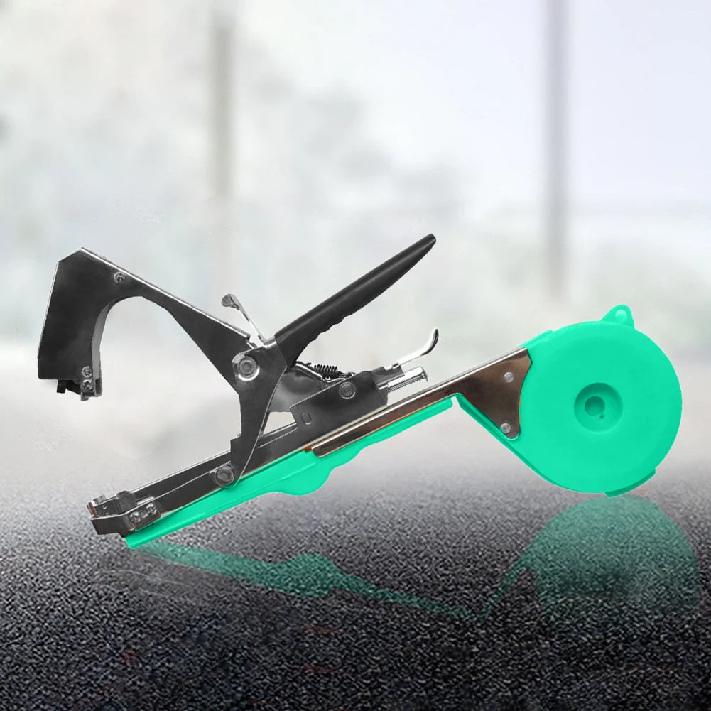 New Gardening High Quality Plant Branch Hand Tying Staples +Tapener +TapesBinding Machine Flower Vegetable Garden tapetool