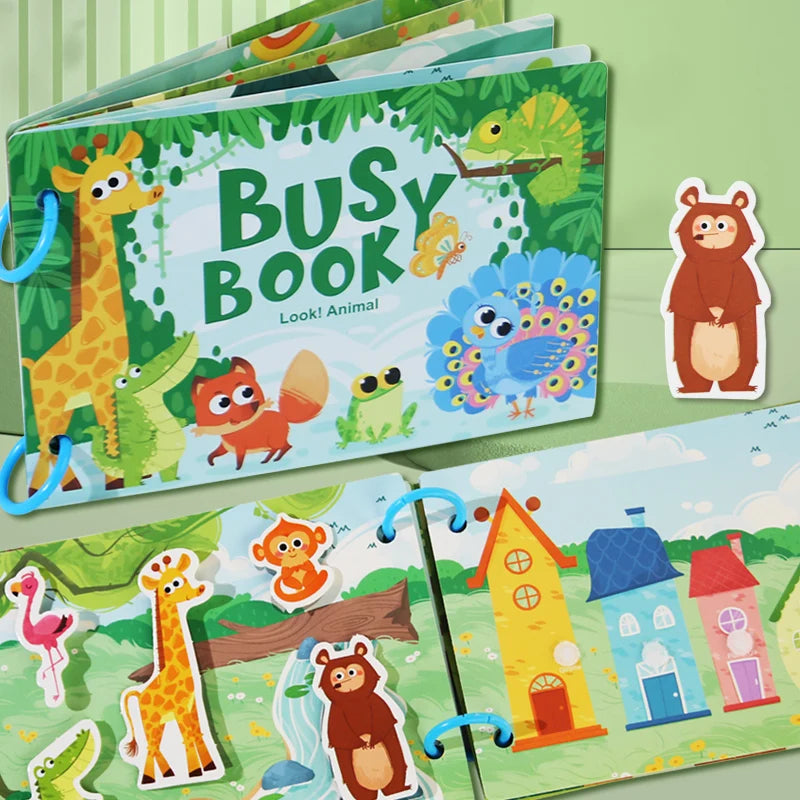 Montessori Quiet Book – My First Learning & Matching Game for Babies