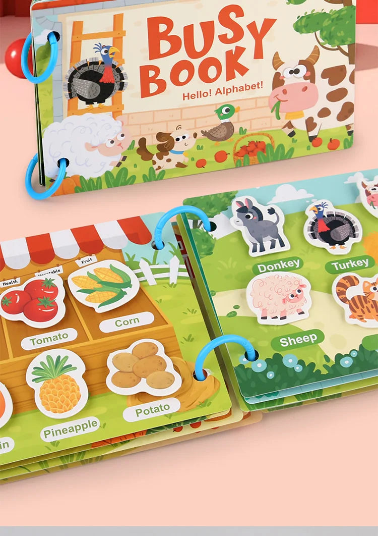 🔥LAST DAY SPECIAL SALE 50% OFF🔥- MONTESSORI SENSORY BOOK