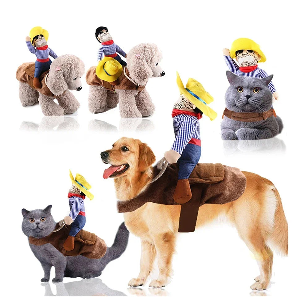 Funny Cowboy Costume for Dogs