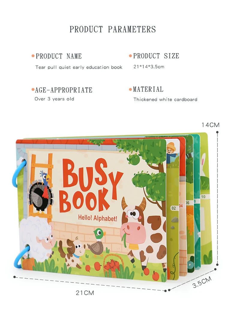 🔥LAST DAY SPECIAL SALE 50% OFF🔥- MONTESSORI SENSORY BOOK