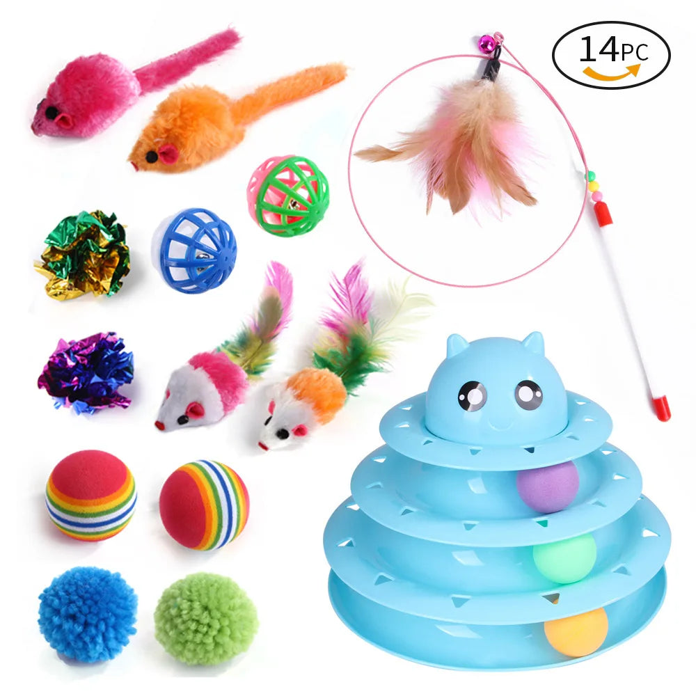 Cat Toy Variety Pack – 20 Pcs Combo Set for Kittens