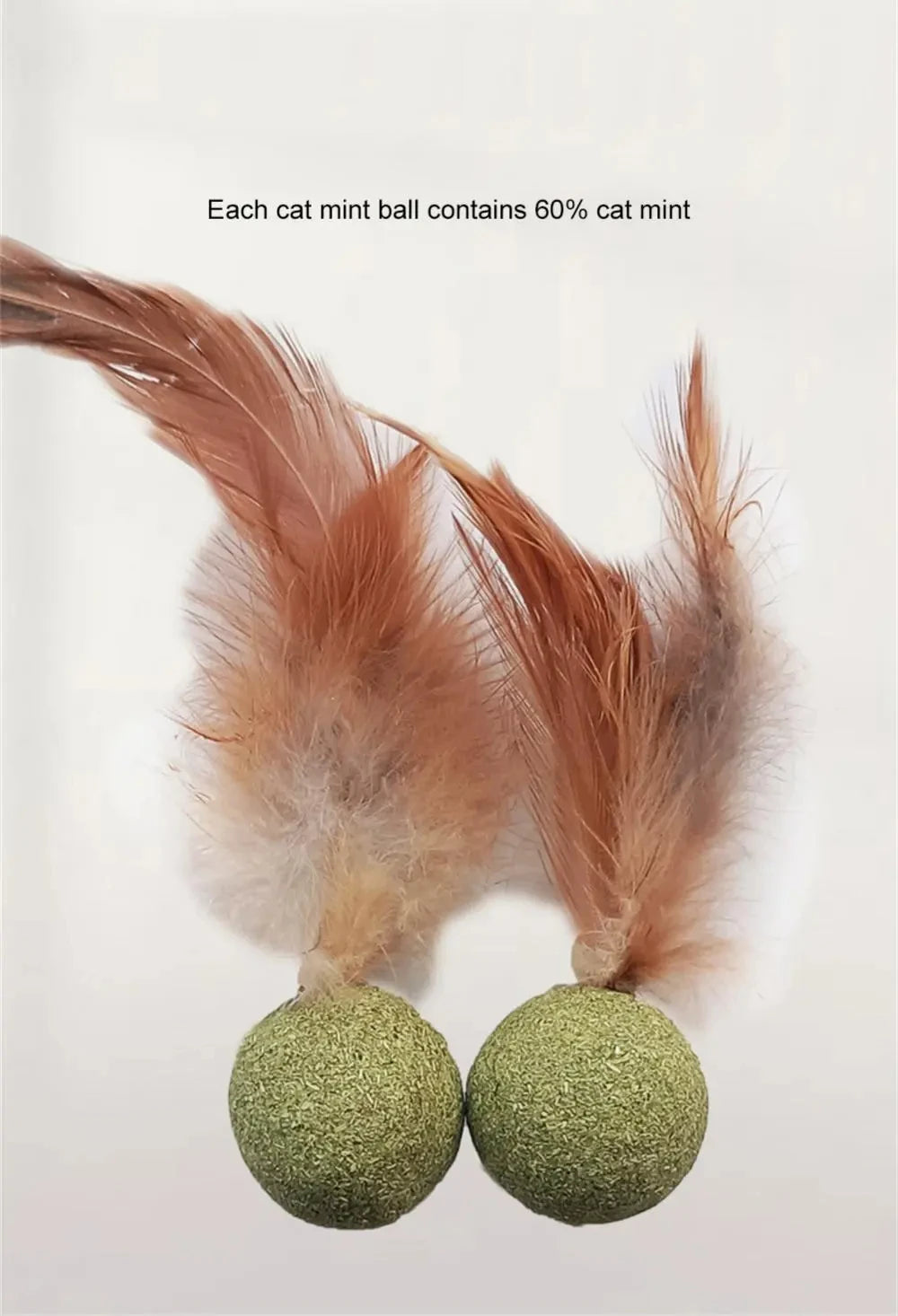 Edible Catnip Ball – Fun & Teeth Cleaning Toy for Cats