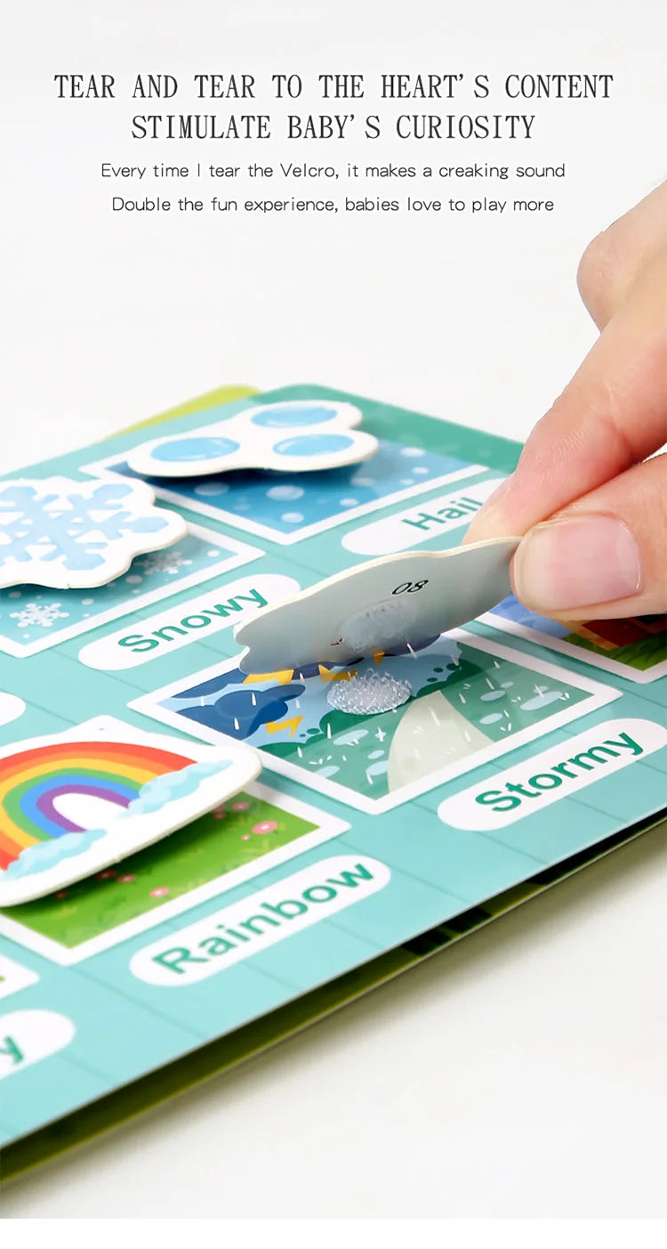 🔥LAST DAY SPECIAL SALE 50% OFF🔥- MONTESSORI SENSORY BOOK