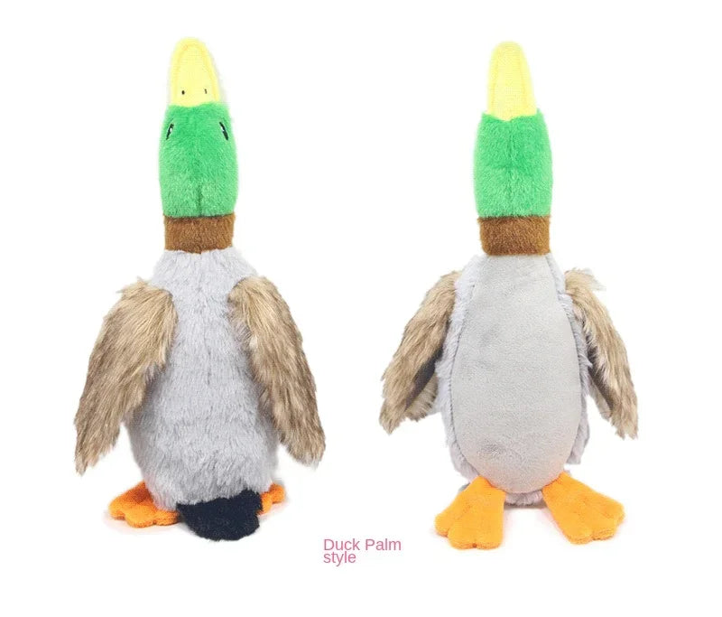Squeaky Plush Duck Toy for Dogs