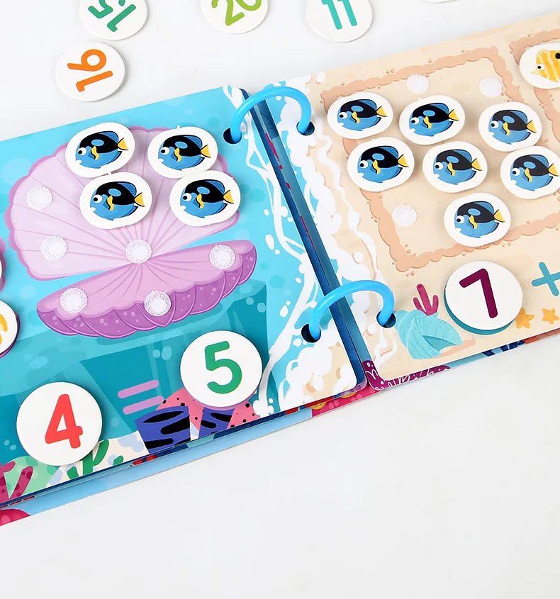 Montessori Quiet Book – My First Learning & Matching Game for Babies