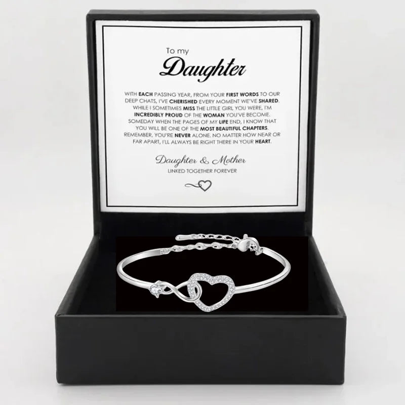 To My Son – Forever Linked Woven Leather Bracelet