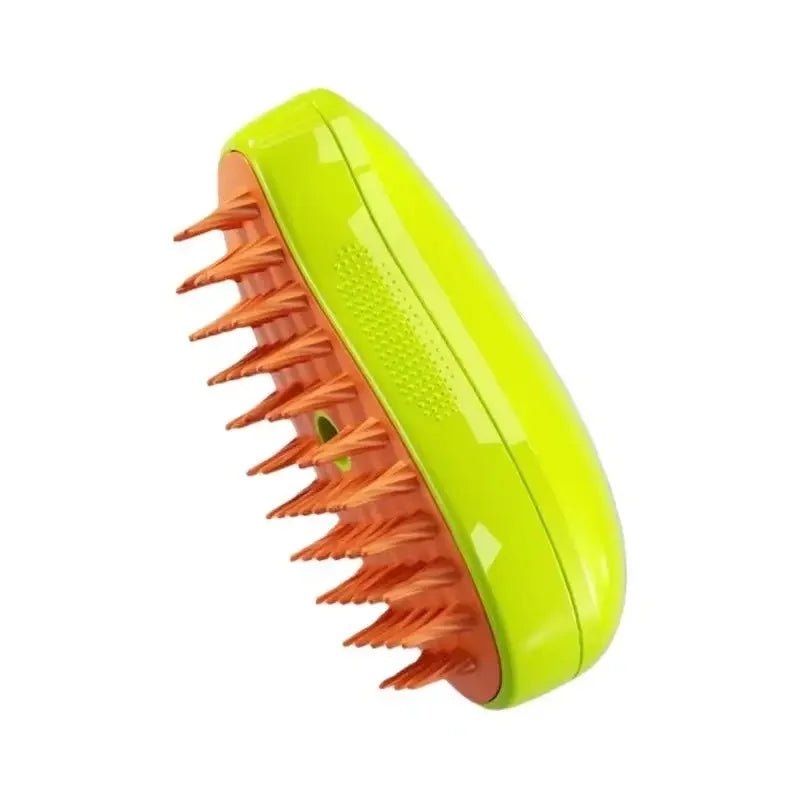 3-in-1 Steam Cat Brush – Grooming, Massage & Hair Removal