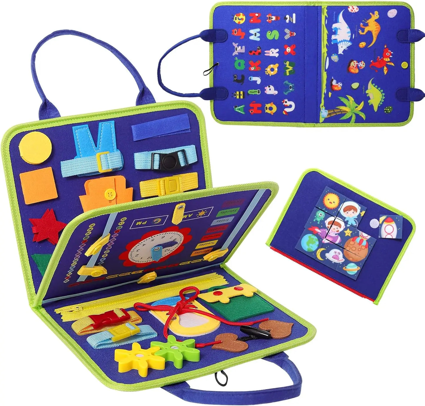 Montessori Busy Board – Early Learning & Motor Skills Toy for Toddlers