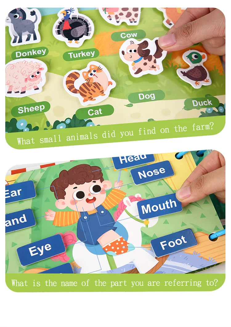 🔥LAST DAY SPECIAL SALE 50% OFF🔥- MONTESSORI SENSORY BOOK