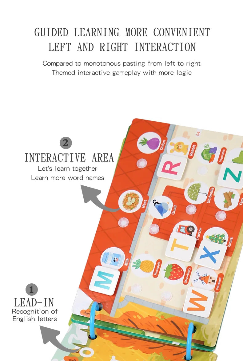 Montessori Quiet Book – My First Learning & Matching Game for Babies