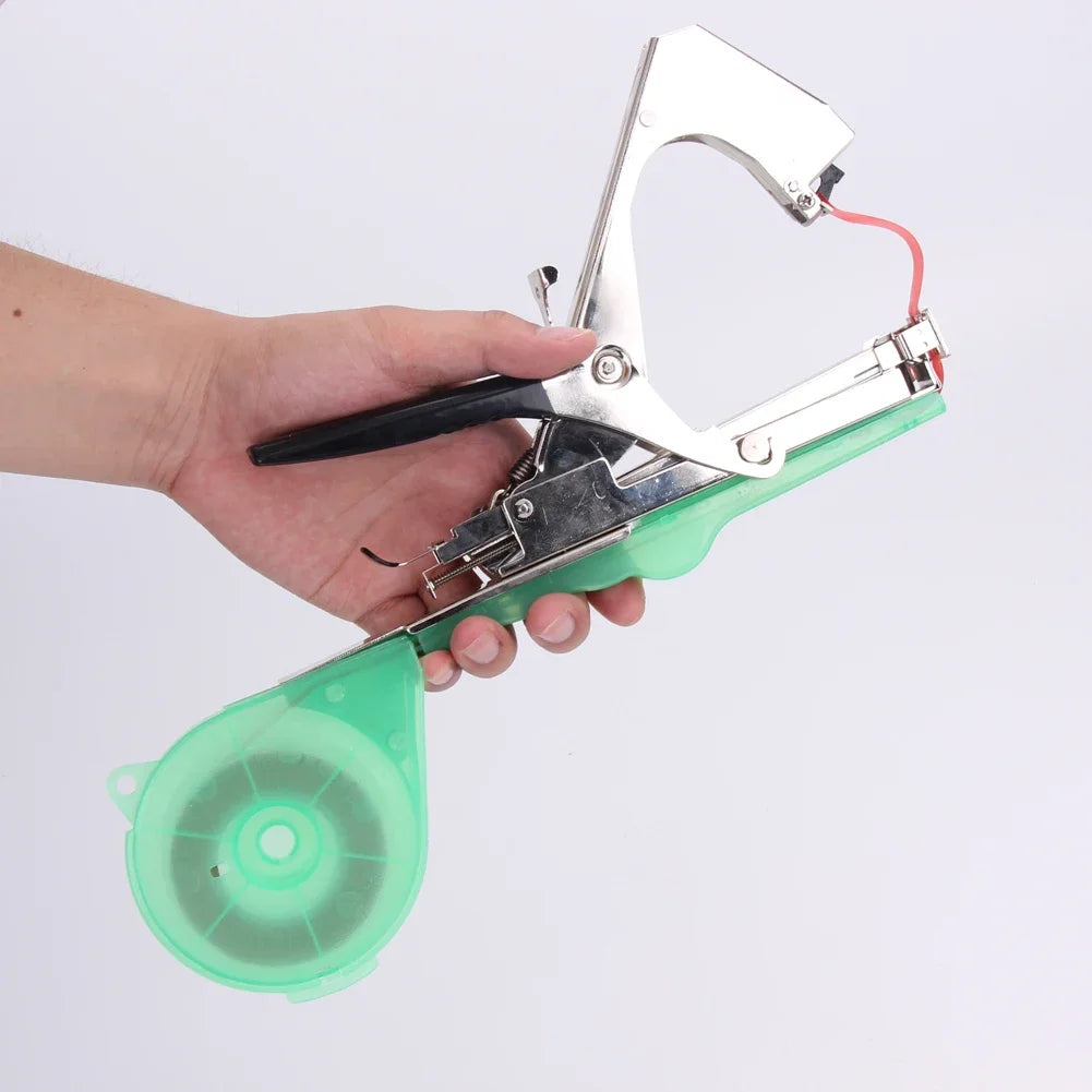 New Gardening High Quality Plant Branch Hand Tying Staples +Tapener +TapesBinding Machine Flower Vegetable Garden tapetool