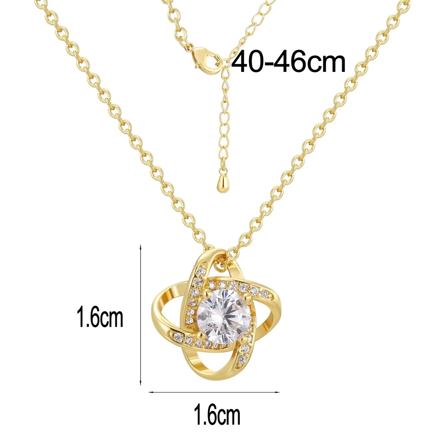 To My Daughter – Lucky Clover Necklace from Dad with Gift Box