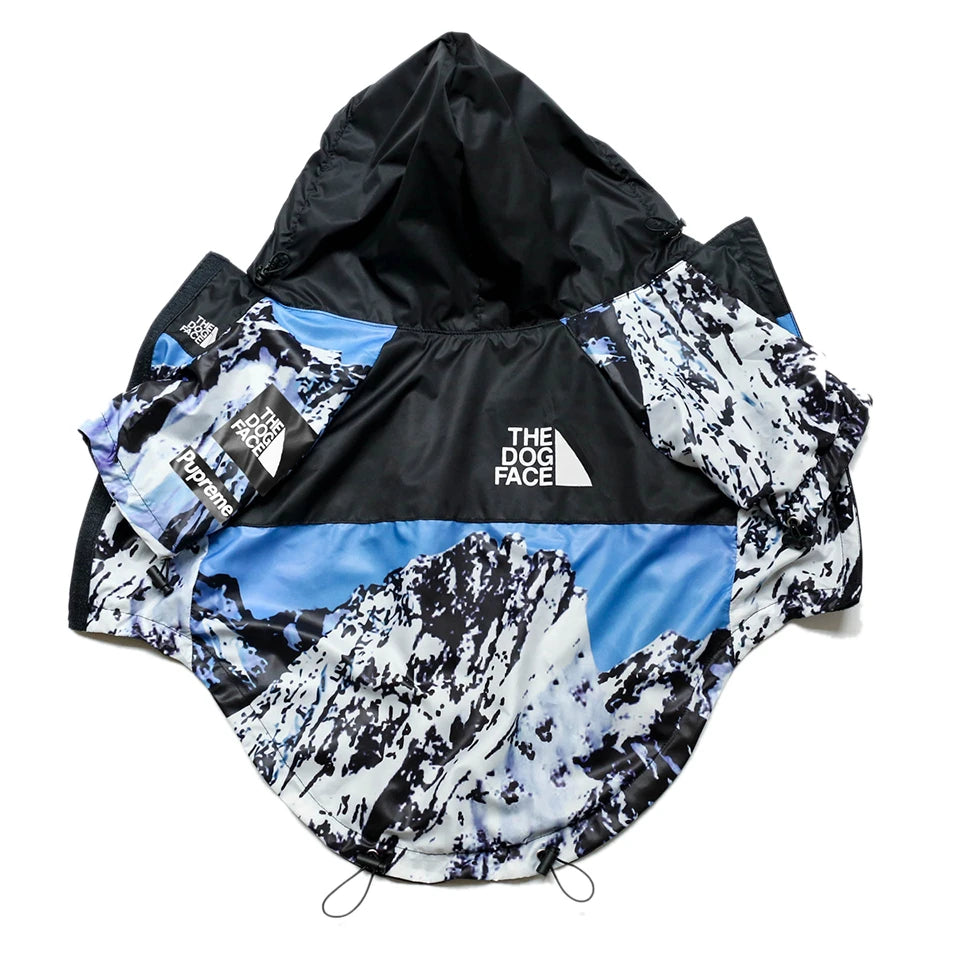 Dog Raincoat Hoodie – Windproof Jacket for Small Breeds