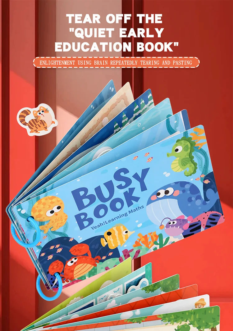 🔥LAST DAY SPECIAL SALE 50% OFF🔥- MONTESSORI SENSORY BOOK