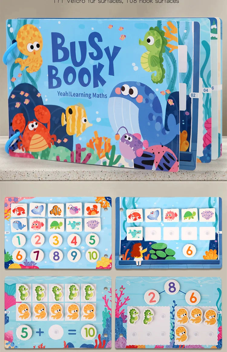 🔥LAST DAY SPECIAL SALE 50% OFF🔥- MONTESSORI SENSORY BOOK