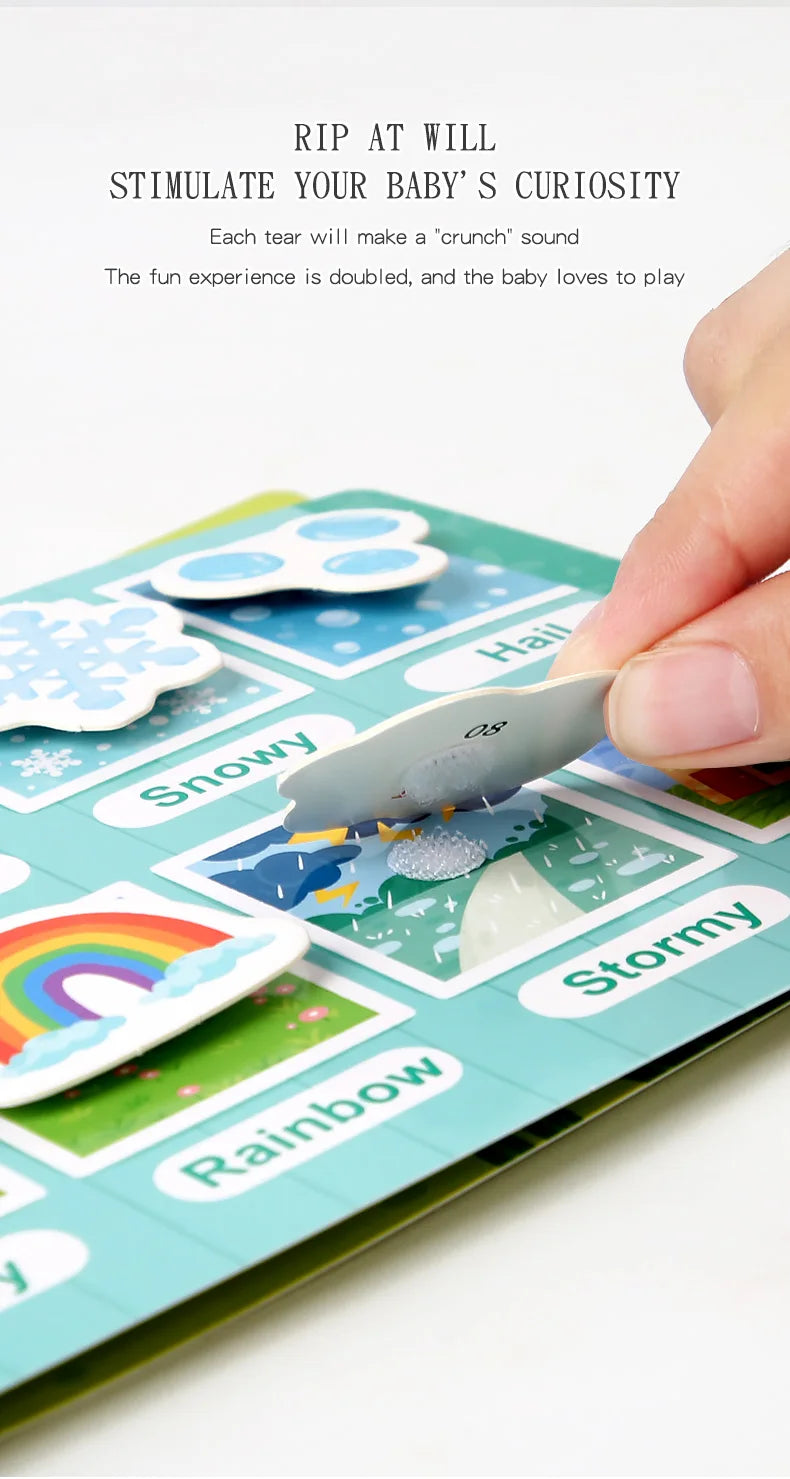 Montessori Quiet Book – My First Learning & Matching Game for Babies