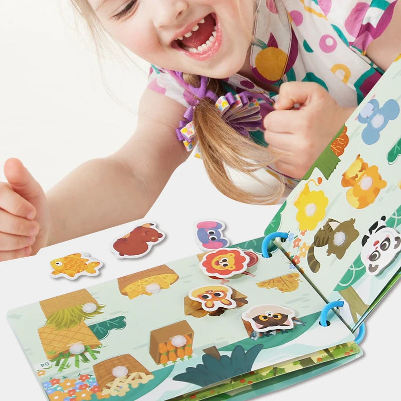Montessori Quiet Book – My First Learning & Matching Game for Babies