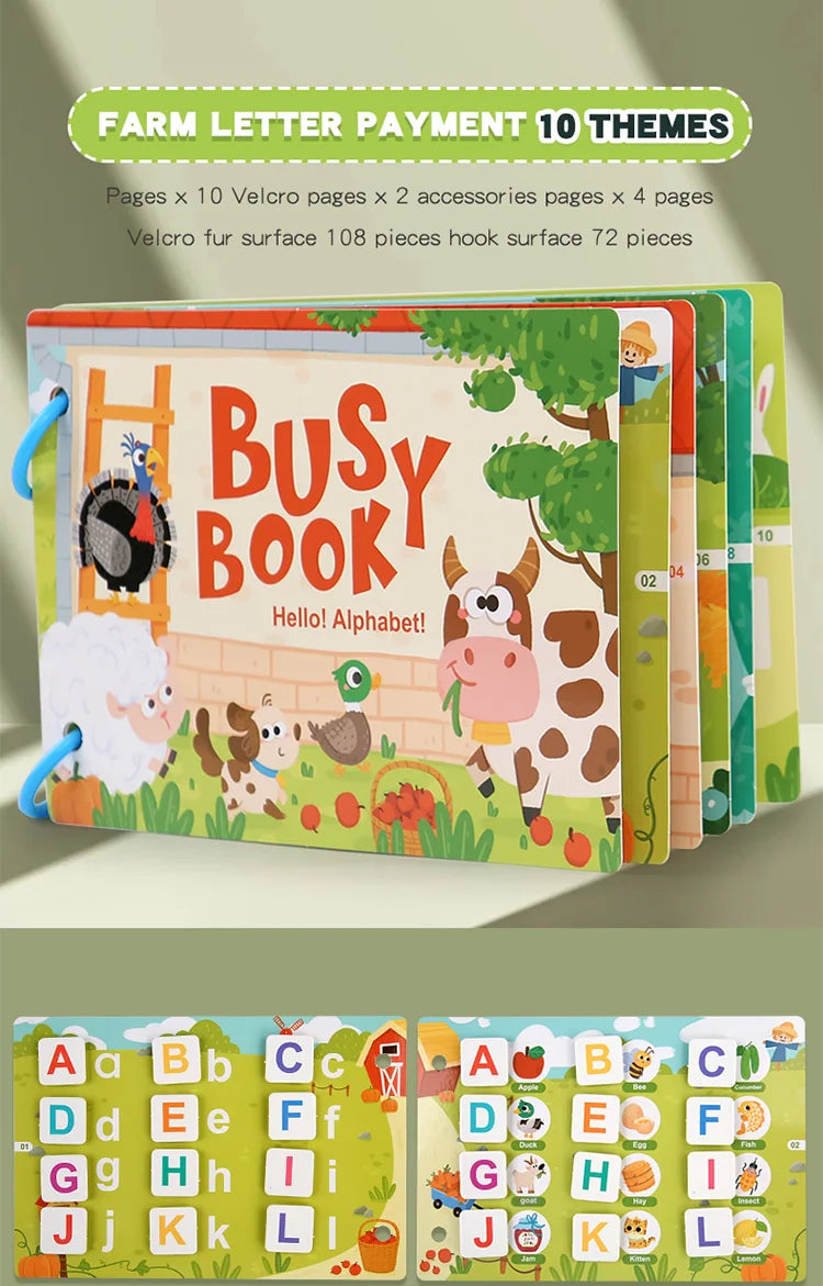 🔥LAST DAY SPECIAL SALE 50% OFF🔥- MONTESSORI SENSORY BOOK