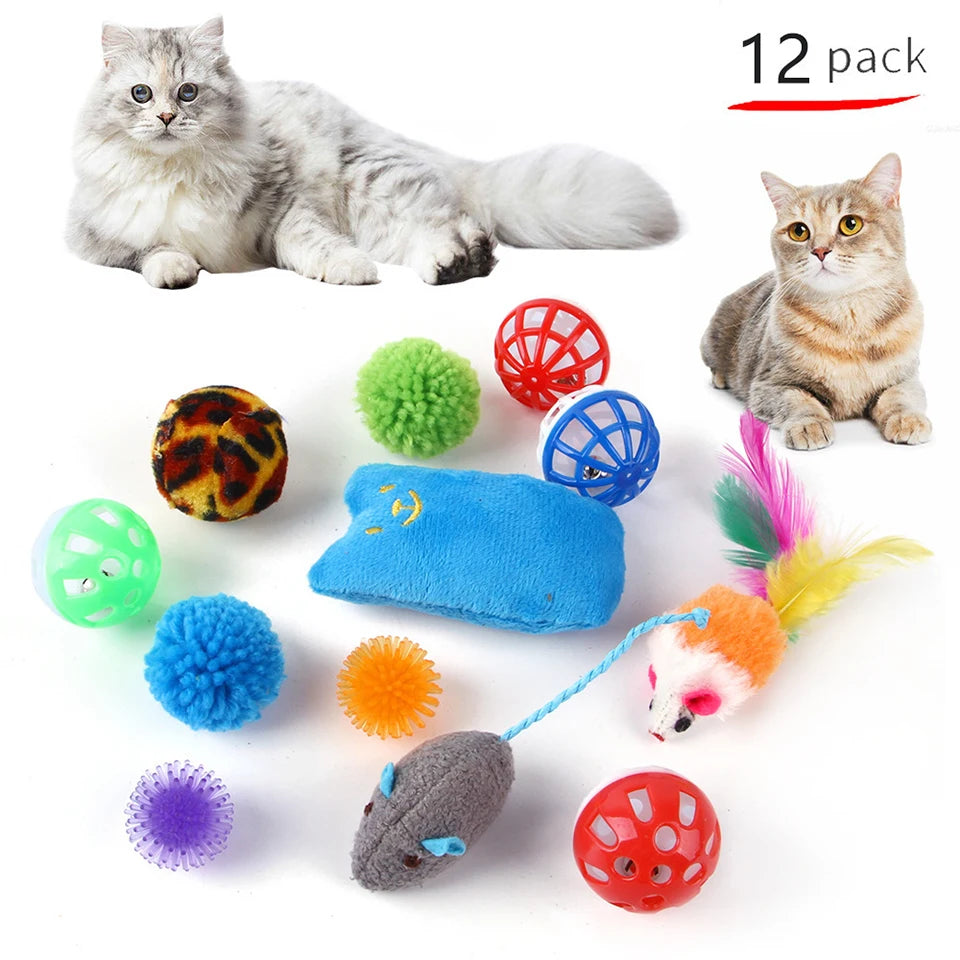 Cat Toy Variety Pack – 20 Pcs Combo Set for Kittens