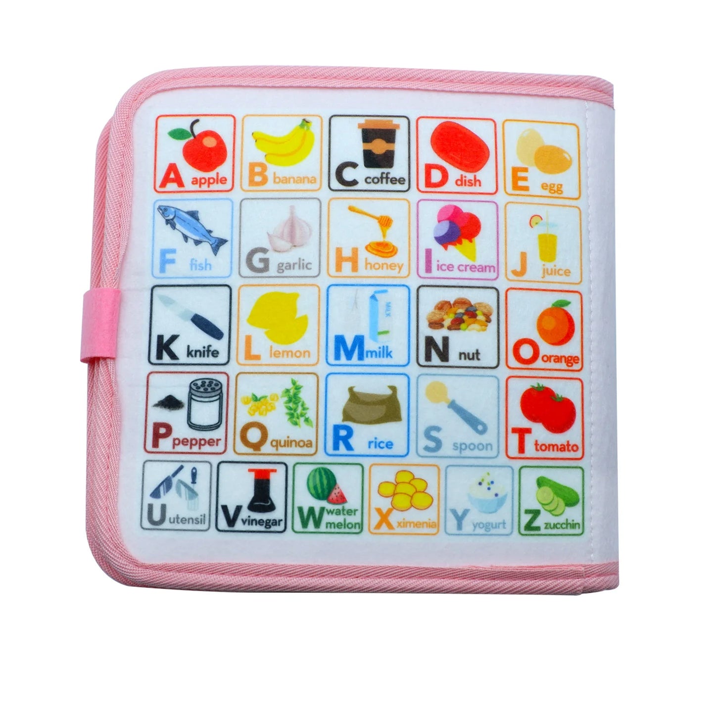 Montessori Busy Book – 3D Felt Activity Book for Toddlers & Preschoolers