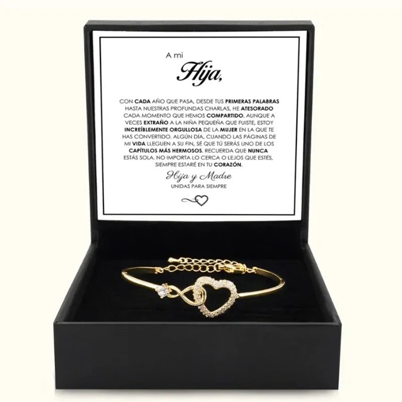 To My Son – Forever Linked Woven Leather Bracelet
